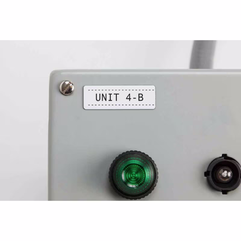 M7-192-593-SL Etiquetas de panel realzado para impresoras M7 10/ BMP71,- 0.59" x 1.77", Plateado