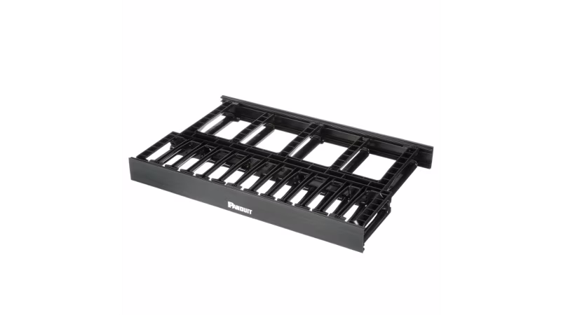 NM1 ORGANIZADOR HORIZONTAL ALTA DENSIDAD FRONTAL/TRASERO 1RU