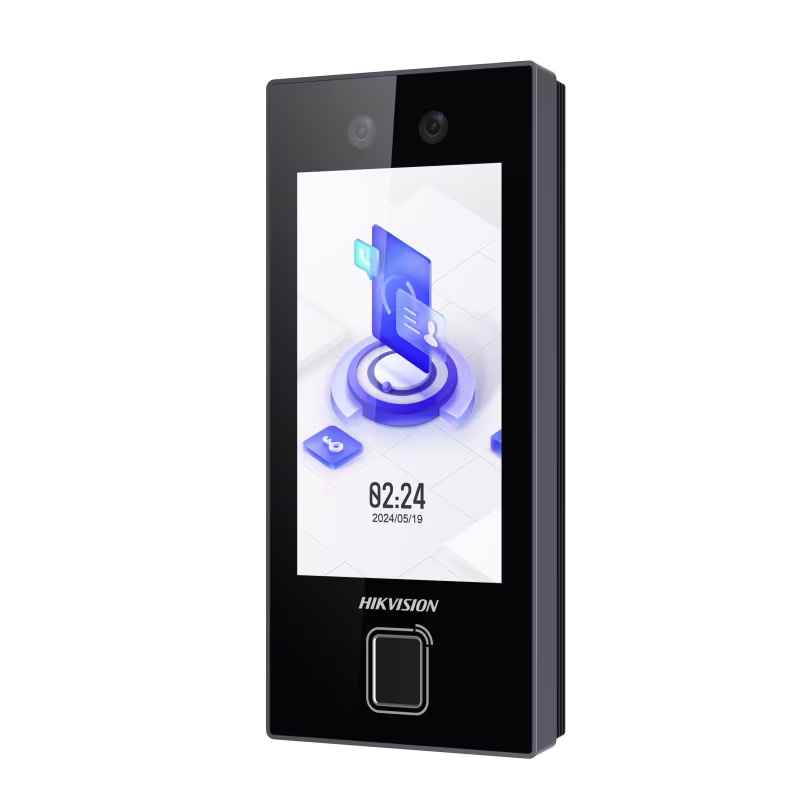 HIK-DS-K1T344MBFWX-E1 BIOMETRICO FACIAL 3000 ROSTROS 3000 HUELLAS 3000 TARJETAS LCD 4.5" 2MP WIFI, POE Y USB IP65 CONTACTO DE PUERTA Y BOTON DE SALIDA