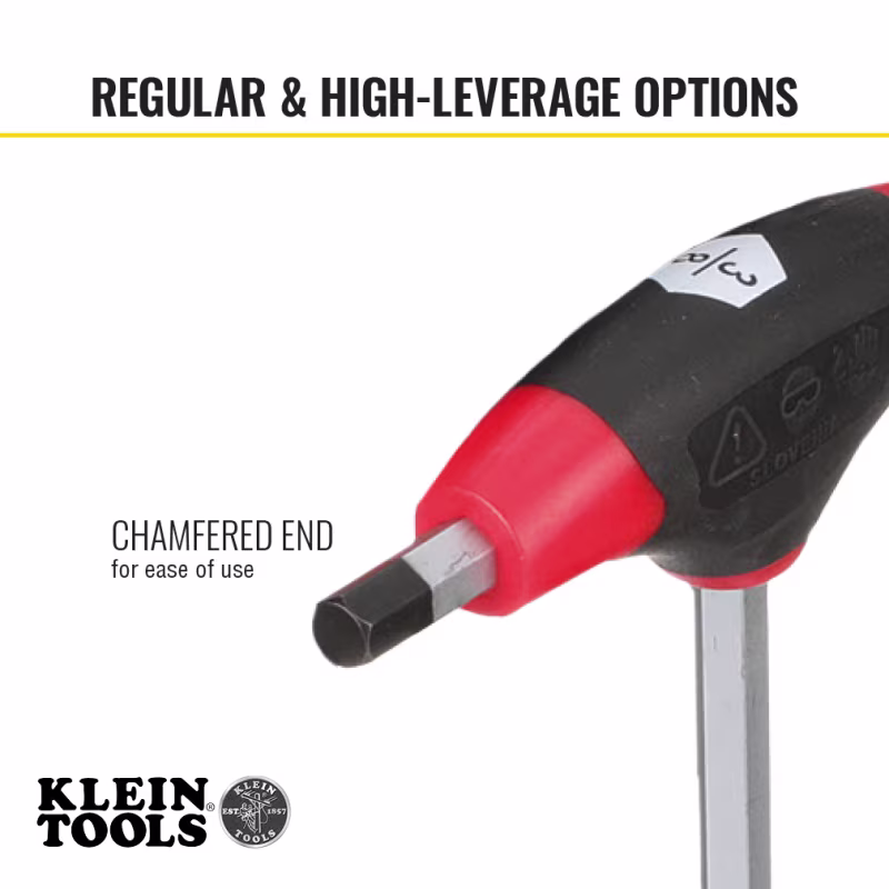 JTH610EB Juego de llaves hexagonales SAE de 15,2 cm con mango en T, punta de bola y soporte, de 10 piezas