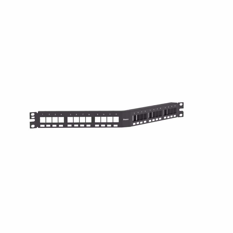 NKPPA24FMY Patch Panel 24 Pt Angulado, Descargado Modular 