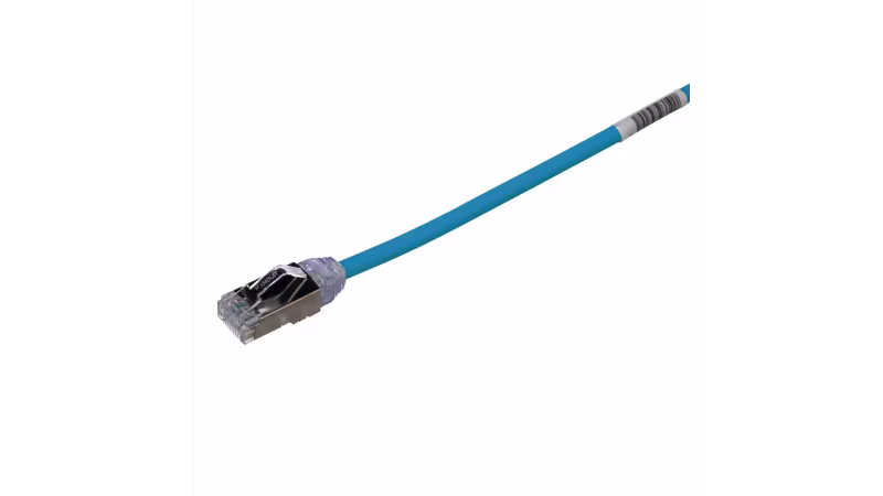 STP28X2MBU PATCH CORD S/FTP 28AWG CAT 6A 7 PIES (2 MTS) AZUL