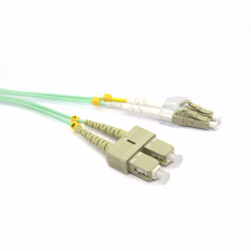 CATCOMF Patch Cord Fibra Óptica OM3 Duplex LC/SC 5m, TIA-568.3-D.
