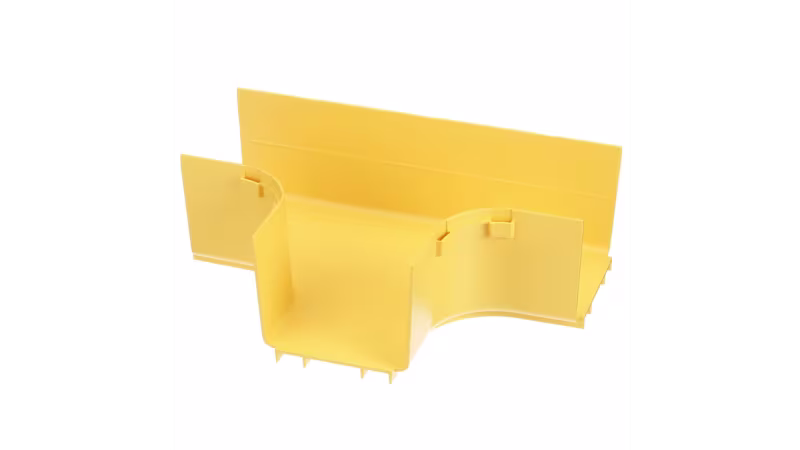 FRT4X4LYL ACCESORIO "T" HORIZONTAL P/CANAL FIBERRUNNER