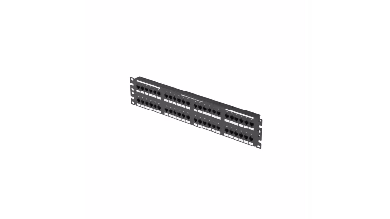 NK6XPPG48Y PATCH PANEL CAT6A 48 PUERTOS 2RU PLANO