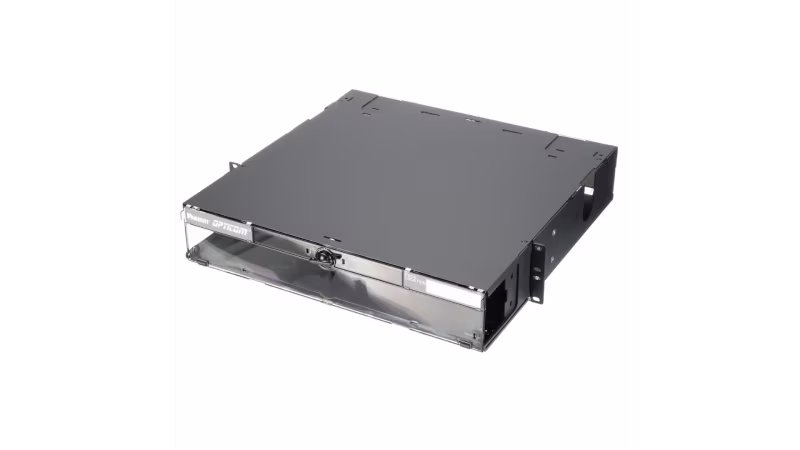 FCE2U CAJA DE MANEJO DE FIBRA ODF 2RU HASTA 192 PTS