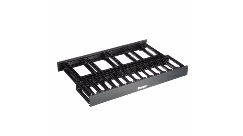 NM1 ORGANIZADOR HORIZONTAL ALTA DENSIDAD FRONTAL/TRASERO 1RU