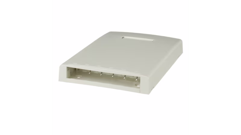 CBXF6IW-AY CAJA PLASTICA DE PARED DE 6 PUERTOS