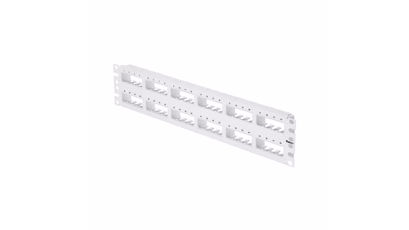 CPP48FMWWH PATCH PANEL MODULAR 48PTS 2U, BLANCO 