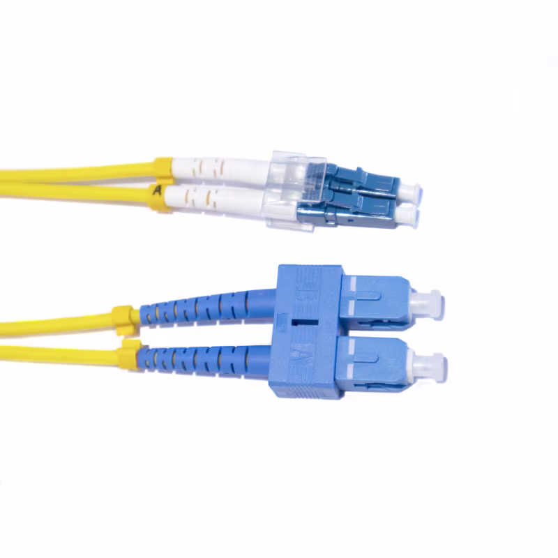 LU/SU94L20M PATCH CORD DE FIBRA OPTICA SC/UPC - LC/UPC SIMPLEX MONOMODO 20MTS, CATCOM