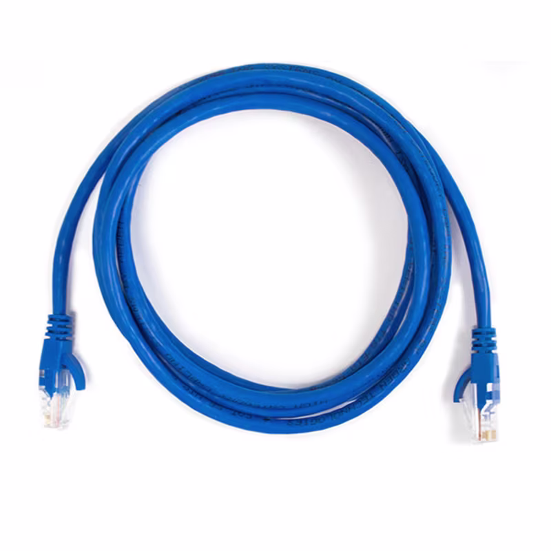 PC5-2007 PATCH CORD CAT5E 7FT COLOR AZUL C/BOTA TERMOMOLDEADA, CATCOM