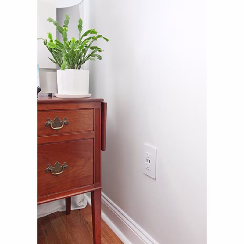 TM826USBW TOMACORRIENTE CON DOS SALIDAS USB Y 2 NEMA 5-15R PASS&SEYMOUR LEGRAND