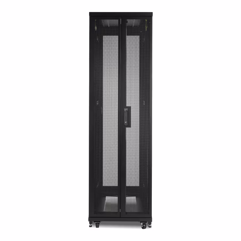 AR2400 GABINETE NETSHELTER DE PISO 42 RU 600X1060MM NEGRO PUERTA FRONTAL MALLA APC