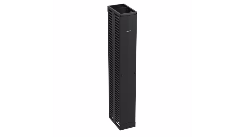 PR2VD06WH ORGANIZADOR VERTICAL DOBLE LADO 45RU BLANCO 