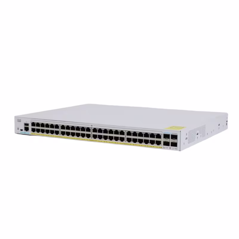 CBS250-48PP-4G-NA SWITCH 48 PUERTOS GE 10/100/1000Mbps ADMINISTRABLE 4x1G SFP + POE HASTA 195W, CISCO