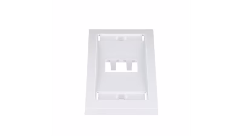 CFPE2WHY PLACA PLASTICA BLANCA 2 PUERTOS