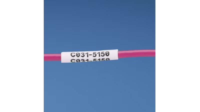 T100X000CBC-BK ETIQUETA CONT.VINYL, 1.00"Wx12.5"L B/N P1 PAN