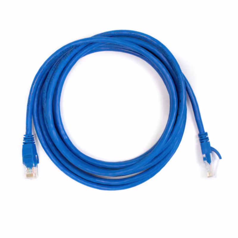 PC5-2010 PATCH CORD CAT5E 10FT COLOR AZUL C/BOTA TERMOMOLDEADA, CATCOM