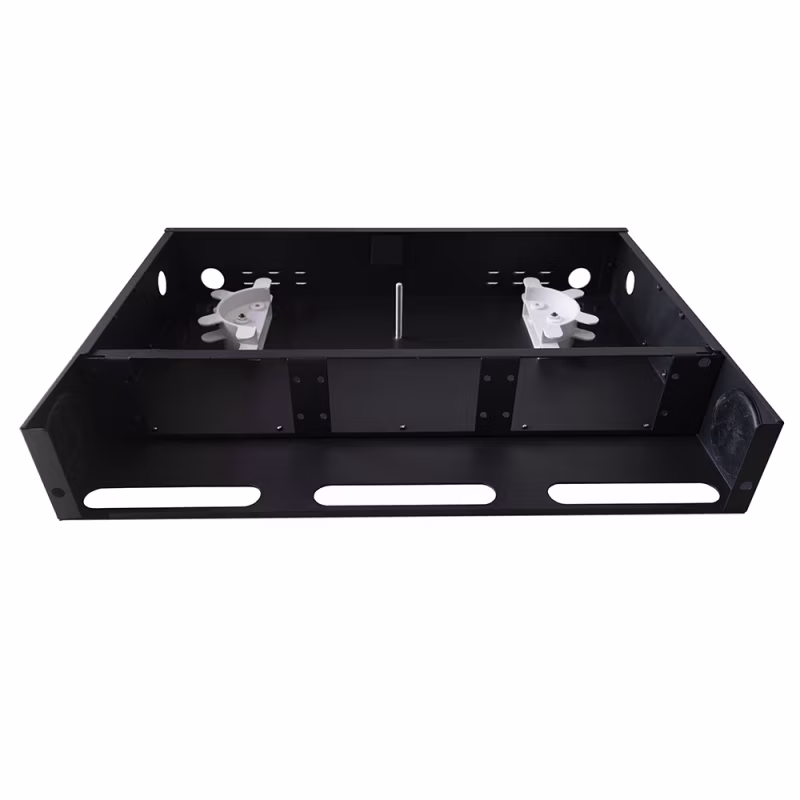 ODF2R-6M ODF PARA MONTAJE EN RACK SIN BANDEJA DE EMPALME PARA 6 ADAPTADORES 2U, CATCOM