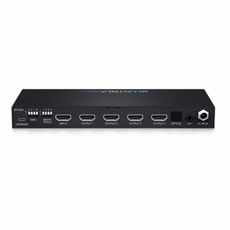 Blustream SP14CS: Splitter HDMI 4K 4 Vías c/Escalado EDID