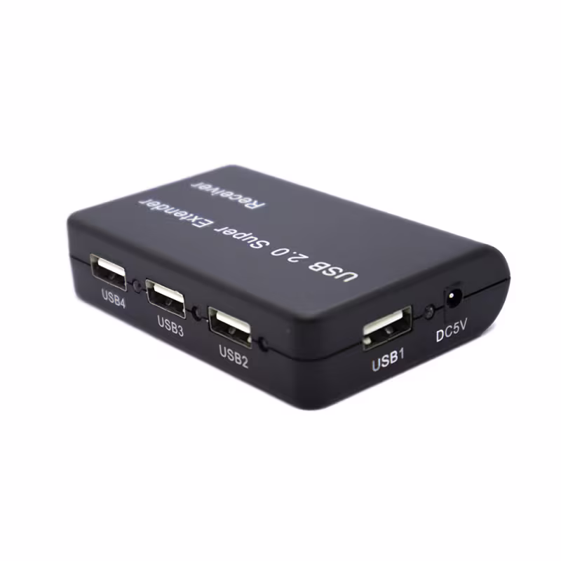 UTP-USB-EXT EXTENSOR ACTIVO 4 PUERTOS DE UTP A USB C/TRANSFORMADOR, CATCOM