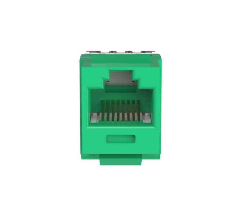NK688MGR KEYSTONE JACK  VERDE CAT6 NETKEY