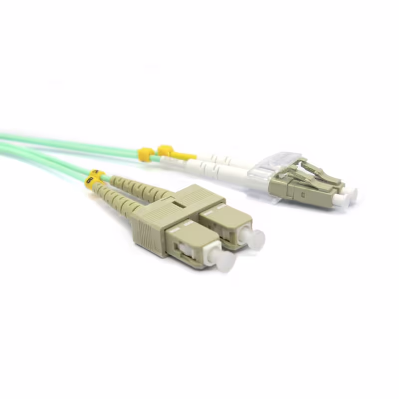 CATCOMF Patch Cord Fibra Óptica OM3 Duplex LC/SC 5m, TIA-568.3-D.