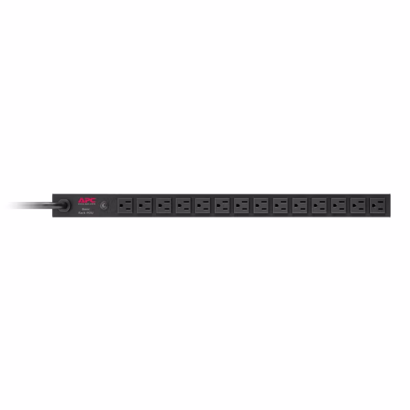 AP9551 PDU PARA RACK BASICA, NO OCUPA ESPACIO EN U, 20 A, 120 V, (14) 5-15