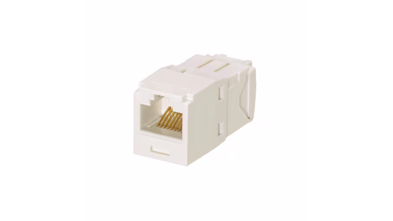 CJ688TGIW INSERTO KEYSTONE JACK CAT6 BLANCO RJ45 TX6 PLUS