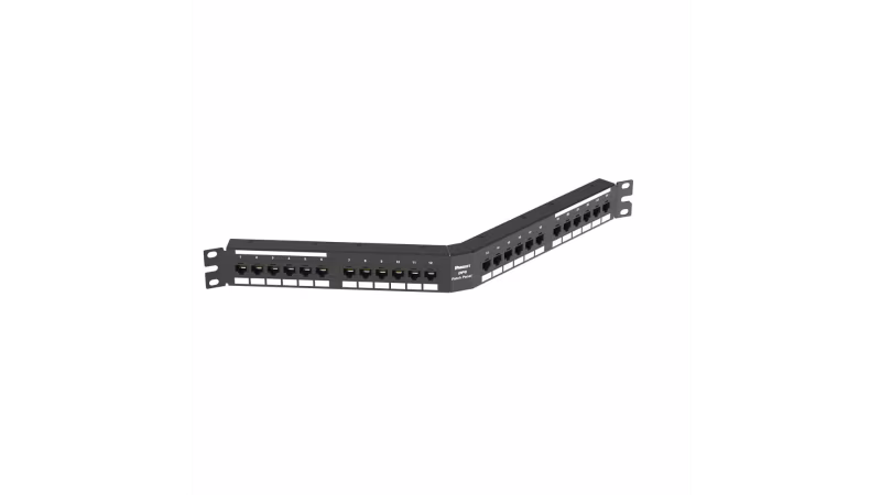 DPA24688TGY PATCH PANEL CAT 6 ANGULADO 24 PORT 1RU