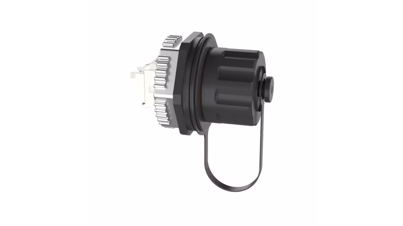 IAEBH6X JACK  INDUSTRIAL CAT6A RJ45 C/TAPÓN 8 POSICIONES