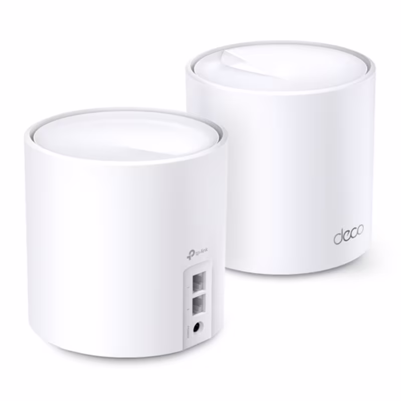 DECOX20 2PACK  AX1800 SISTEMA MESH WIFI 6 PARA COBERTURA AMPLIA 1800MBPS