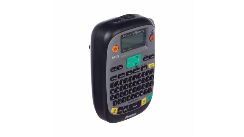 MP75 IMPRESORA PORTATIL DE ETIQUETAS POR TRANSFERENCIA TÉRMICA C/TECLADO Y PANTALLA, PANDUIT