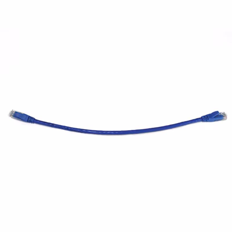 PC5-2001 PATCH CORD CAT5E 1FT COLOR AZUL C/BOTA TERMOMOLDEADA, CATCOM