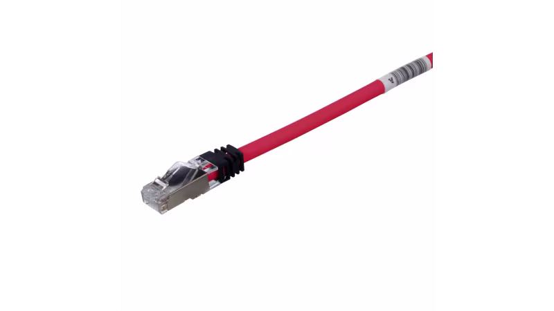 STP6X2MRD PATCH CORD S/FTP CAT6A 10GB/S ROJO 2MTS