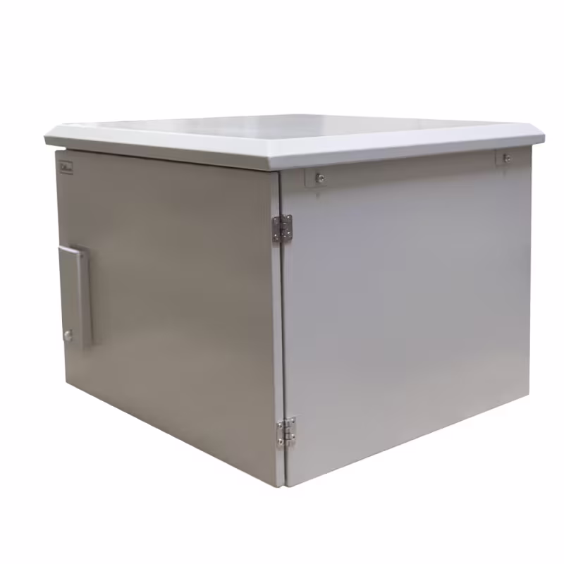 Gabinete Exterior CATCOM IP66 9U Poste | 60cm Profundidad