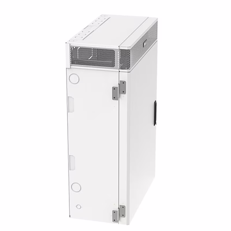 WME6WH VERTICAL WALL MOUNT ENCLOSURE, 6 RU ACTIVE, 6 RU PASSIVE, WITHE