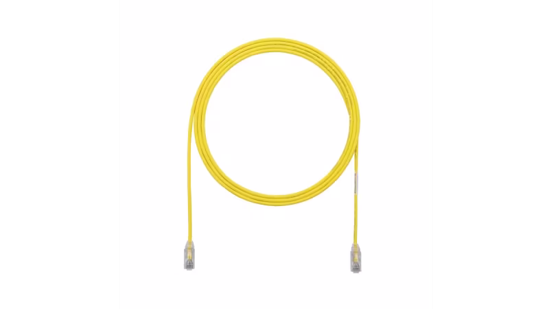 UTP28SP1YL PATCH CORD CAT.6 28AWG UTP AMARILLO 1 PIE