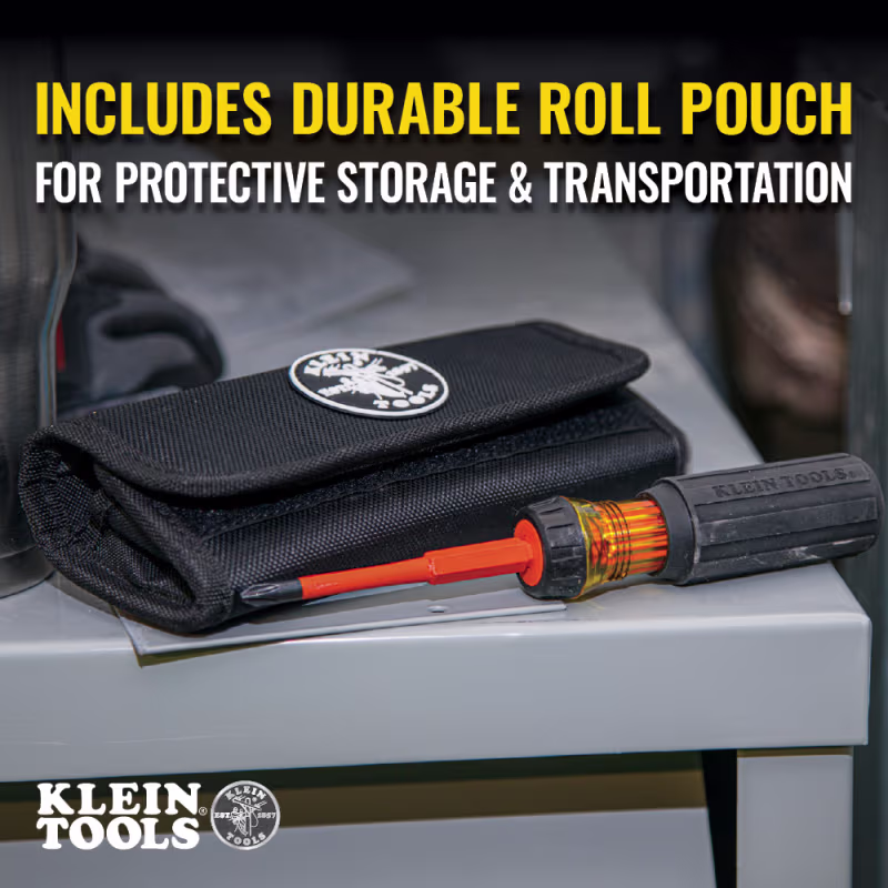 32288 HERRAMIENTA KIT DE DESARMADORES AISLADOS 8 EN UNO