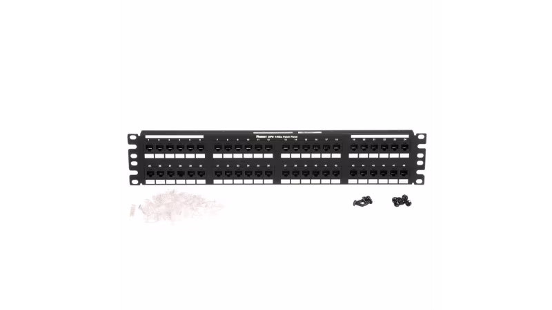 DP486X88TGY PATCH PANEL 48 PTS CAT 6A PLANO 2RU