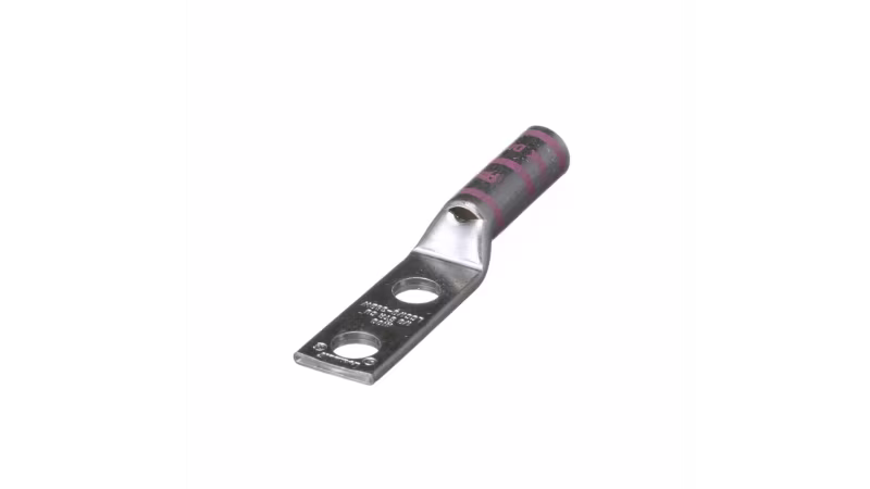 LCC1-0-38DW-X CONECTOR DE COMPRESION COBRE 02 ORIFICIO # 1-0 AWG 3-8 (10PZAS)