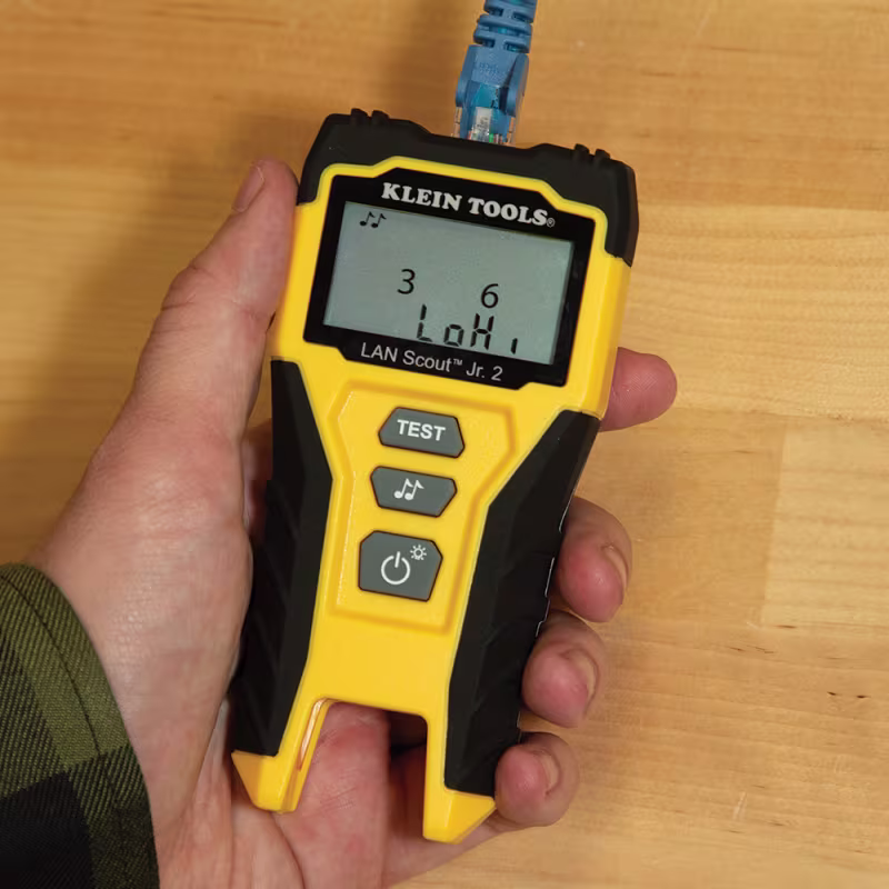 VDV526-200 PROBADOR TESTER DE CABLE LAN SCOUT™ JR.2, KLEIN TOOLS
