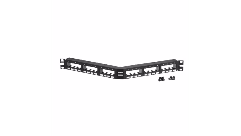 CPPA24FMWBLY PATCH PANEL MODULAR ANGULADO 24 PTS DESCARGADO