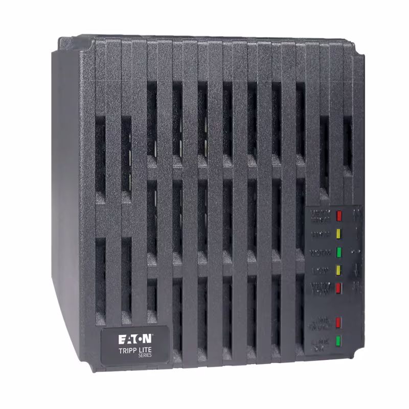 LC2400 2400W REGULADOR ACONDICIONADOR DE VOLTAJE CON PROTECCIÓN AVR DE PICOS 2400W 120V 6 SALIDAS