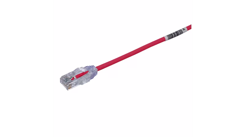 UTP28SP8INRD PATCH CORD CAT. 6 DIAMETRO RED 0.6FT ROJO