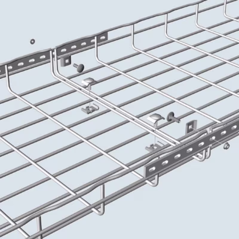 ED275 BARRA DE UNION UNIVERSAL P/ESCALERILLA 10" GALVANIZADO EN CALIENTE, CABLOFIL