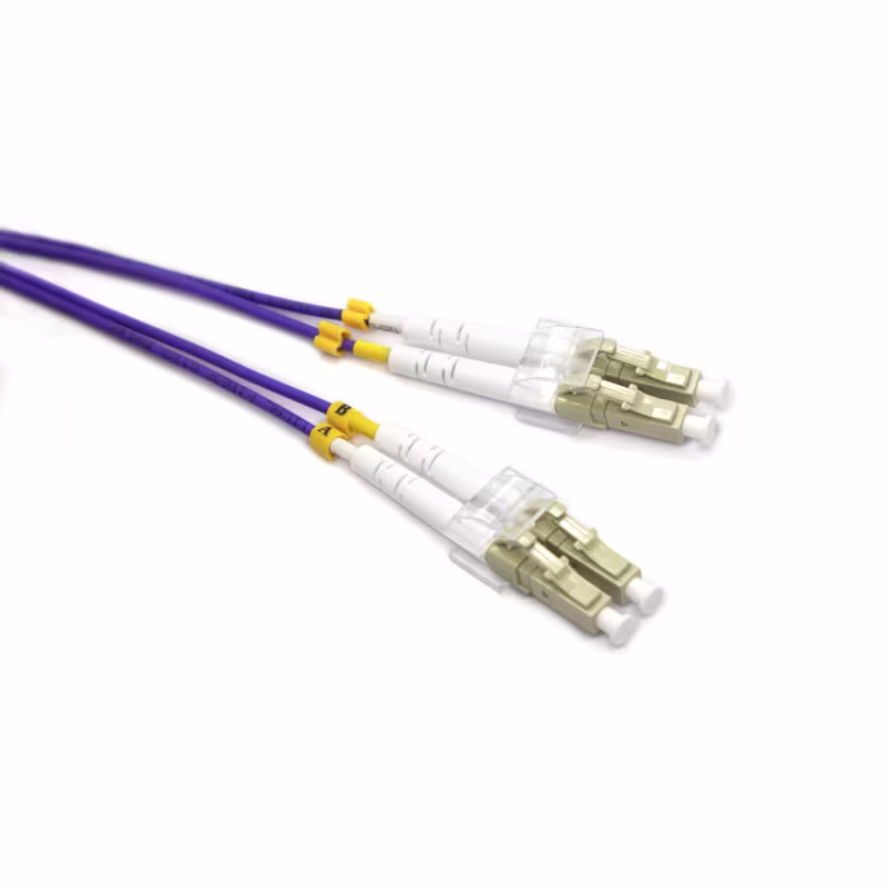 LP/LP5OM4202M PATCH CORD DE FIBRA OPTICA LC/LC OM4 DUPLEX MULTIMODO 2MTS, CATCOM