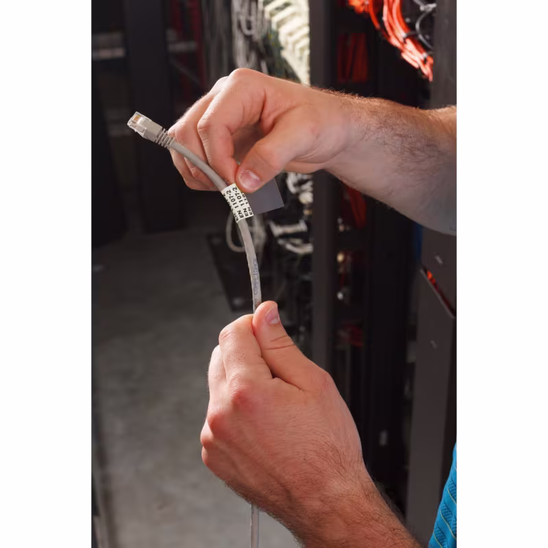 M4C-750-427 CARTUCHO DE ETIQUETA VINIL AUTOLAMINADAS 0.75 in W x 25 ft L BLANCA, BRADY