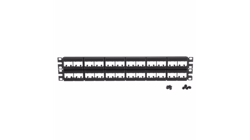 CPP48WBLY PANEL MODULAR 48 PTS. NEGRO (PARA INSERTOS)