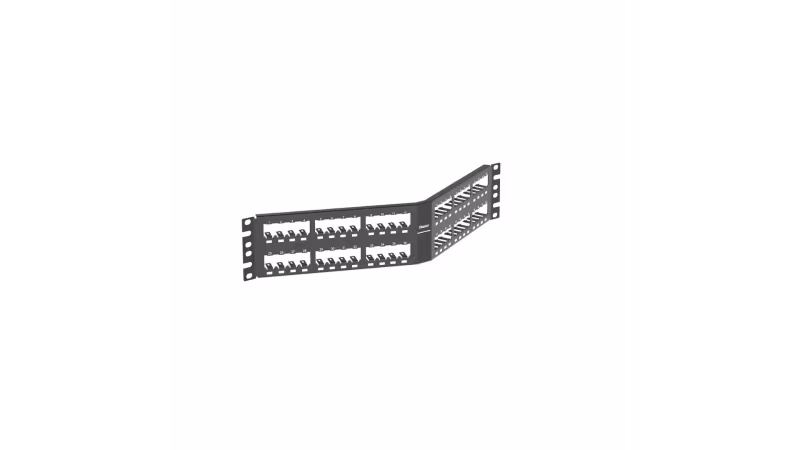 CPA48BLY PANEL MODULAR ANGULADO DE 48 PTOS NEGRO DESCARGADO